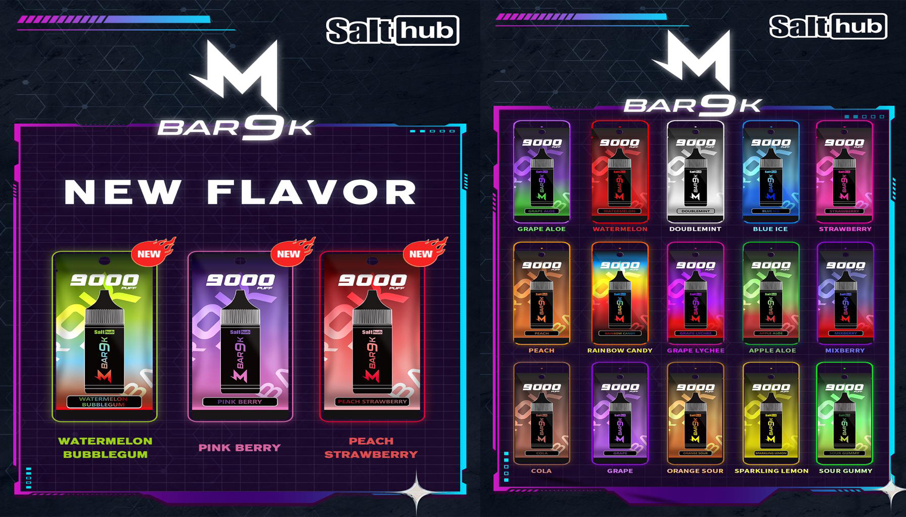 Marbo Bar 9000 Puffs New Flavor