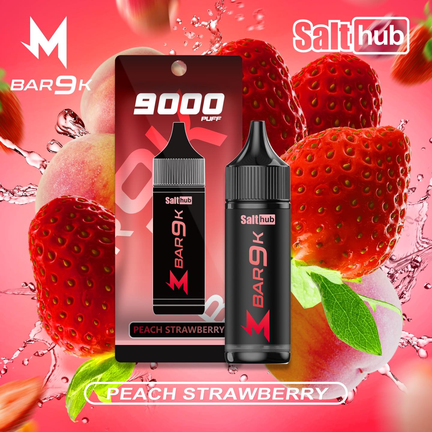 Marbo Bar 9000 Puffs - Peach Strawberry