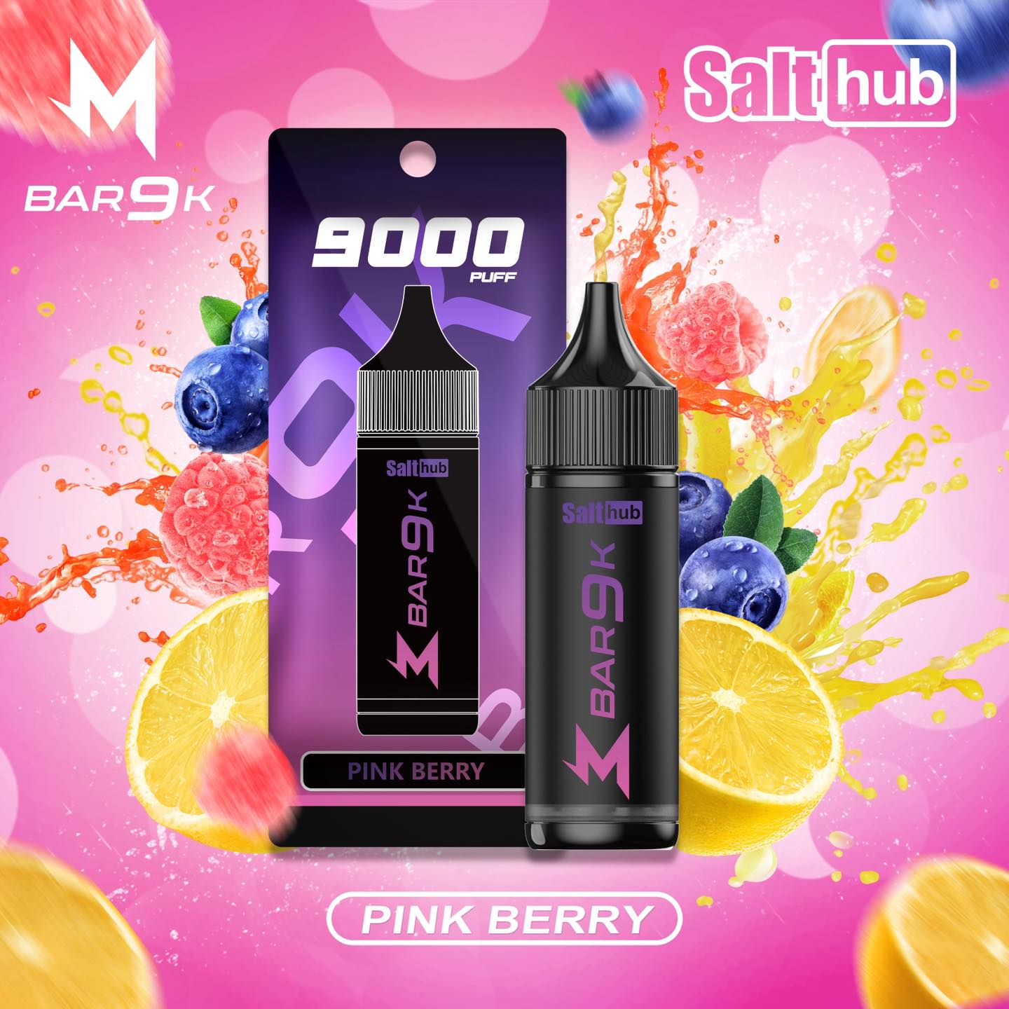 Marbo Bar 9000 Puffs - Pink Berry